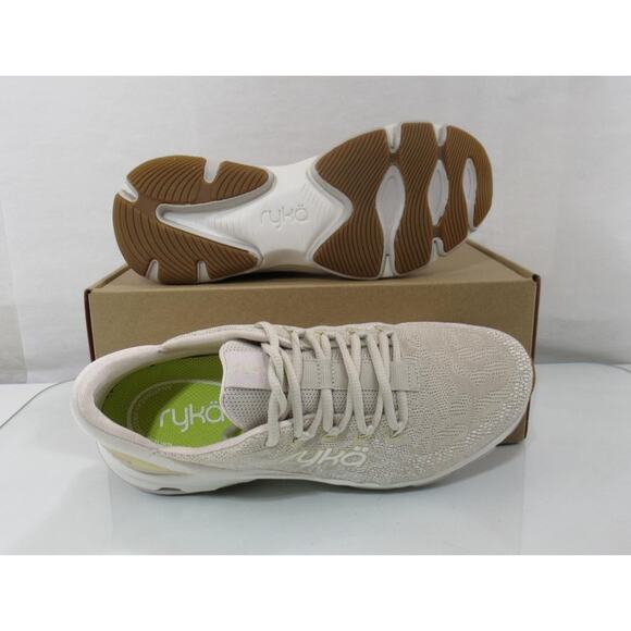Women's Ryka Devotion X Lace Up Walking Shoes Sneakers French Beige Size 7 W - Picture 9 of 10